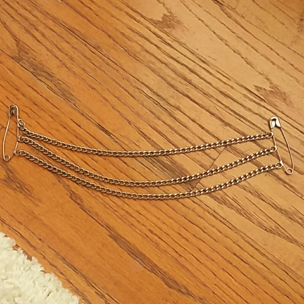 Vintage Safety Pin Sweater Clip